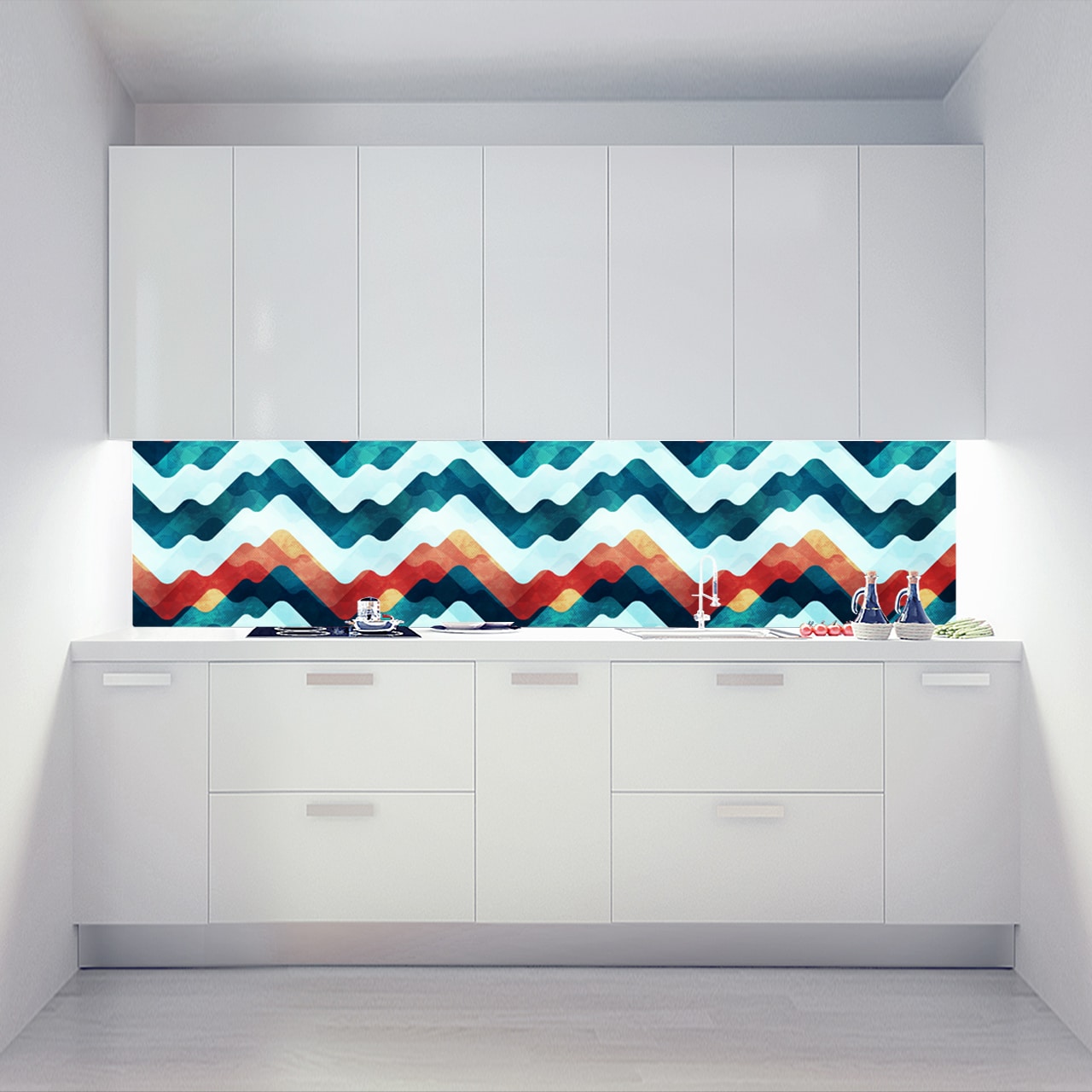 Küchenrückwand Wandklamotte Flave Alpin Mix