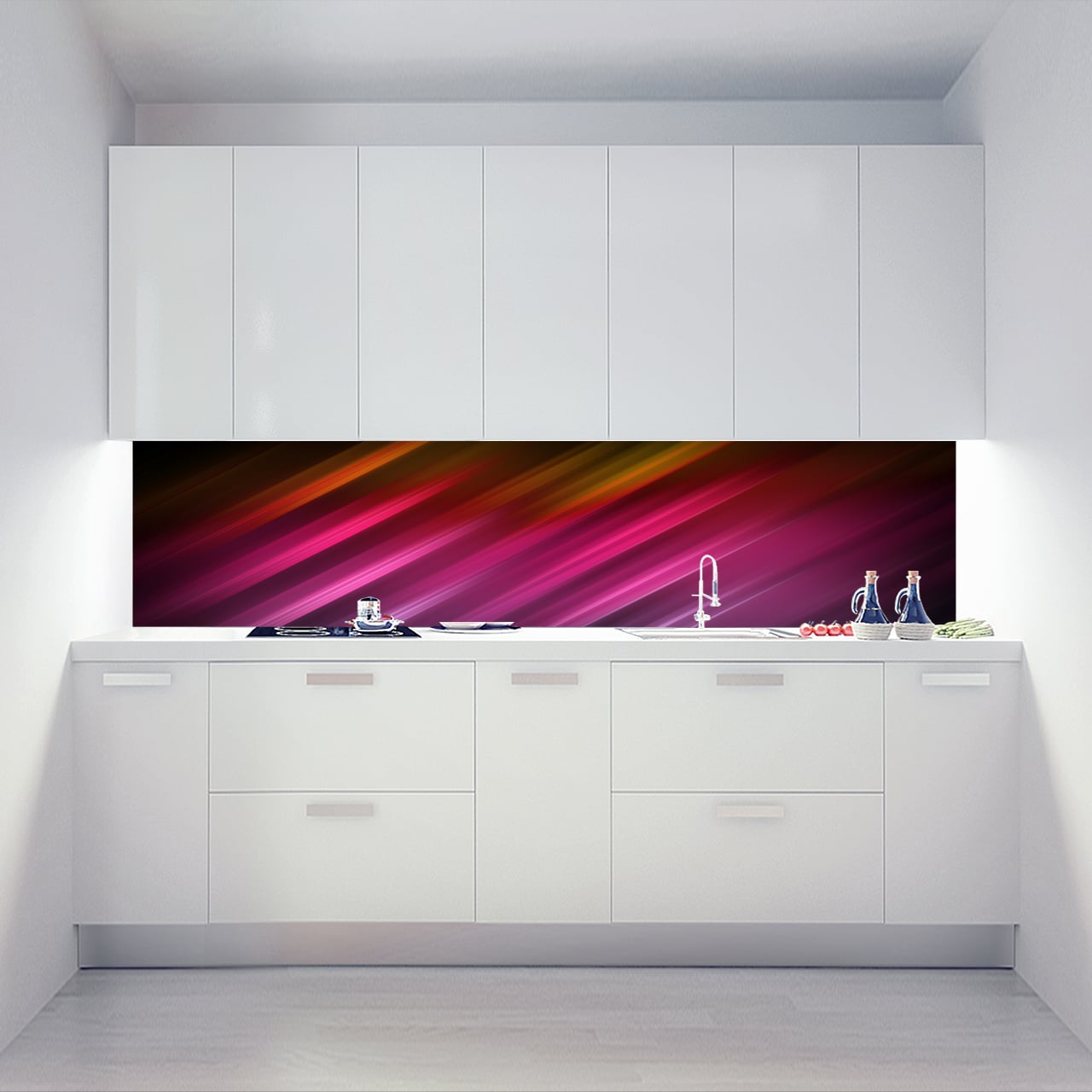 Küchenrückwand Wandklamotte Pink Zebra-B1