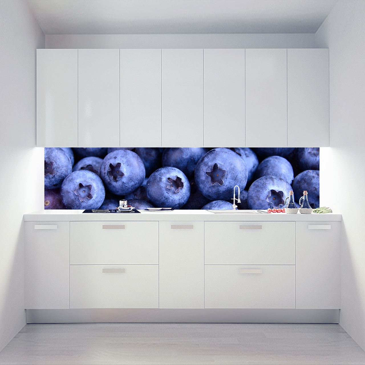 Küchenrückwand Wandklamotte Blueberry Town