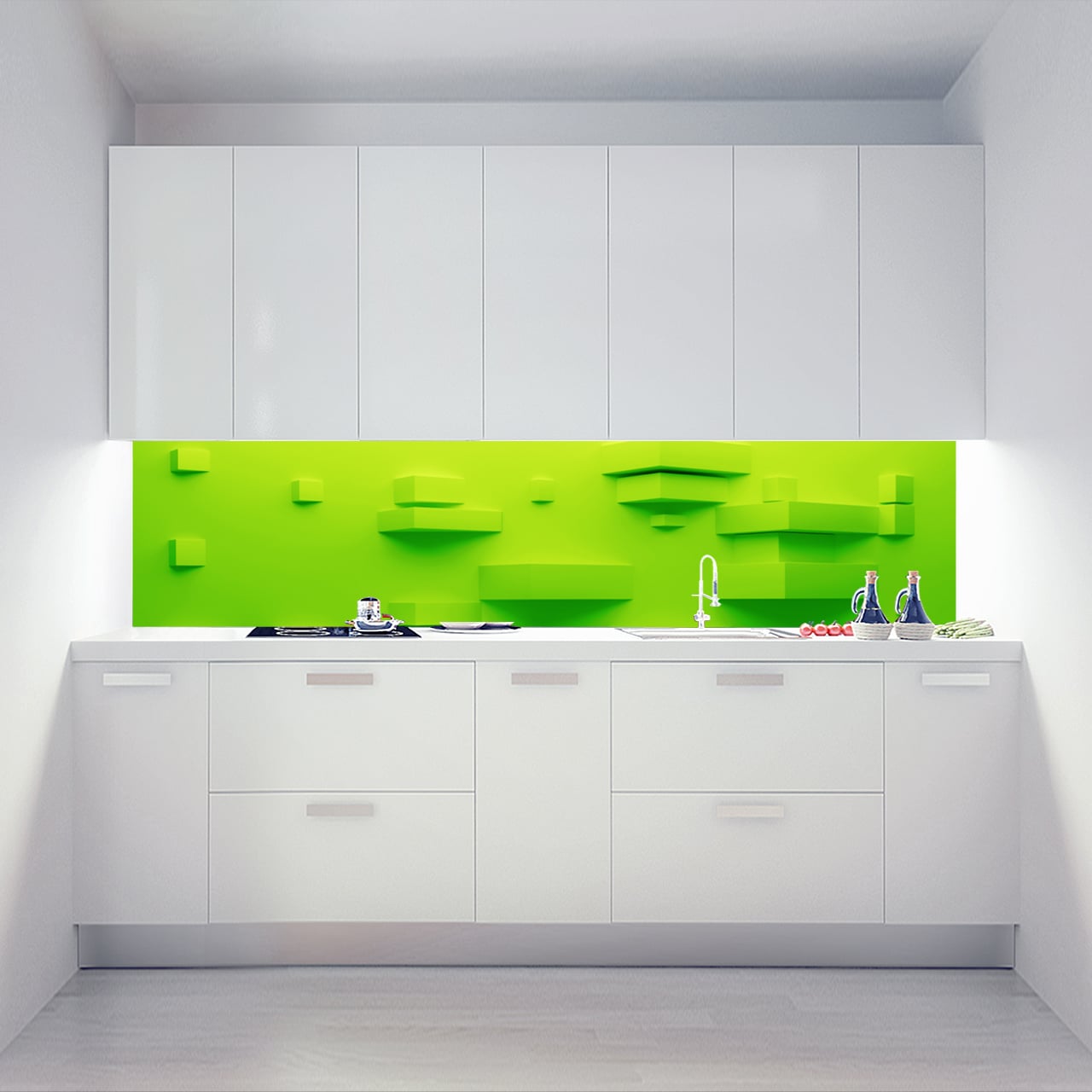 Küchenrückwand Wandklamotte Catwalk Green