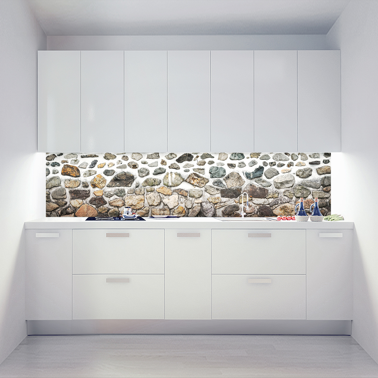 Küchenrückwand Acryl Glas Herd Spritzschutz Vincenzo Stones 
